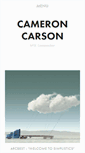 Mobile Screenshot of cameroncarson.com